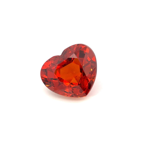 7.05 cts Natural Gemstone Spessartite Garnet - Heart Shape - 23275RGT