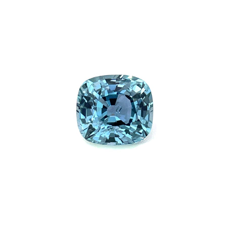 2.10 cts Natural Teal Sapphire Gemstone - Cushion Shape - 24207RGT