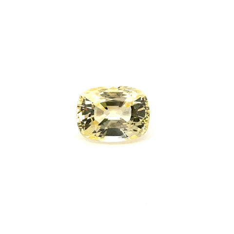 1.68 cts Natural Yellow Sapphire Gemstone - Cushion Shape - 24212RGT