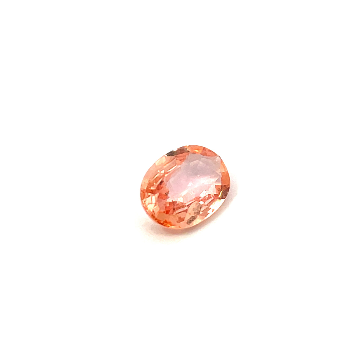 Saphir Orange Naturel Padparadscha 1.34 Ct Ovale - Pierre Précieuse éblouissante - Neuf
