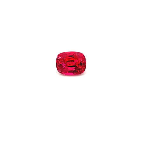 0.83 cts Natural Red Spinel Gemstone - Cushion Shape - 24260RGT