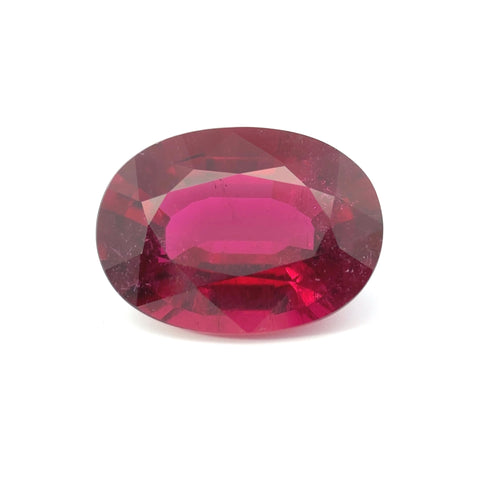 18.51 cts Natural Gemstone Red Rubellite Tourmaline - Oval Shape - 22461RGT