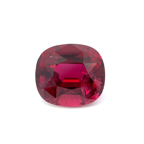 9.77 cts Natural Gemstone Red Rubellite Tourmaline - Cushion Shape - 23255RGT