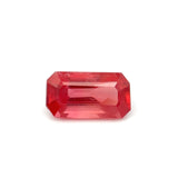 1.22 cts Natural Gemstone Orangy Red Spinel Mahenge - Octagon Shape - 1479RGT5