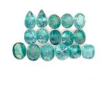 4.64cts 16Pcs Lot Natural Greenish Blue Grandidierite Gemstone - Mix Shape - 21614RGT
