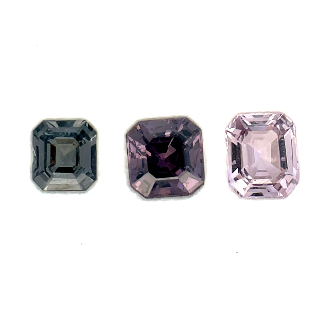 4.00cts 3Pcs Lot Natural Spinel Gemstone -  Octagon Shape - 21668RGT