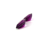 8.92cts 2Pcs Natural Gemstone Purple Rhodolite Garnet - Pear Shape - 21728RGT