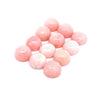22.46cts 12Pcs Lot Natural Pink Opal Gemstone - 8 MM Round Cabochon - RGTPO