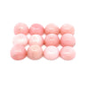 22.46cts 12Pcs Lot Natural Pink Opal Gemstone - 8 MM Round Cabochon - RGTPO