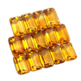 7.62cts 14Pcs Lot Natural Honey Yellow Citrine Gemstone -  6X4MM - Octagon Shape - 22002RGT