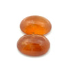 24.06cts Natural Carnelian Gemstone Pair - Oval Cabochon - 22004RGT
