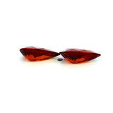 5.08cts Natural Mandarin Spessartite Garnet Gemstone Pair - Pear Shape - 22229RGT