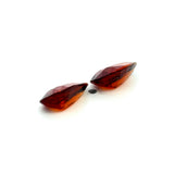 5.08cts Natural Mandarin Spessartite Garnet Gemstone Pair - Pear Shape - 22229RGT