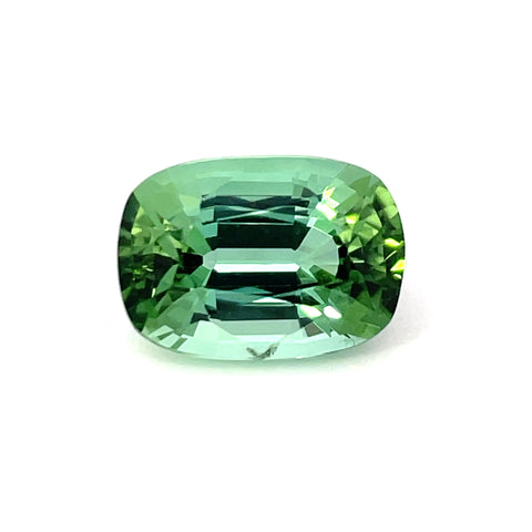 3.01 cts Natural Gemstone Green Tourmaline - Cushion Shape - 22333RGT