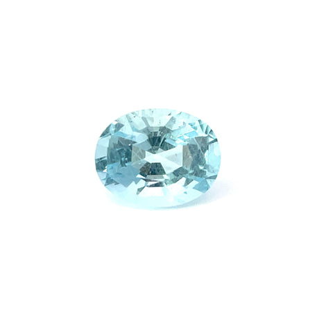 2.04 cts Natural Blue Aquamarine Gemstone  - Oval Shape - 22952RGT