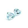 3.63cts Natural Blue Aquamarine Gemstone Pair - Pear Shape - 22987RGT