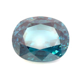 31.75 cts Natural Gemstone Blue Zircon from Cambodia - Cushion Shape - 23277RGT