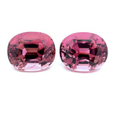 4.35 cts Natural Gemstone Pink Tourmaline Pair - Oval Shape - 23282RGT