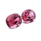 4.35 cts Natural Gemstone Pink Tourmaline Pair - Oval Shape - 23282RGT