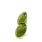 8.39 cts Natural Gemstone Olive Green Tourmaline Pair - Oval Shape - 23346RGT