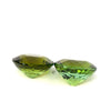 8.39 cts Natural Gemstone Olive Green Tourmaline Pair - Oval Shape - 23346RGT