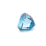 11.91 cts Natural Gemstone Blue Zircon from Cambodia - Cushion Shape - 23357RGT