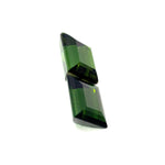 5.18 cts Natural Green Tourmaline Gemstone Pair - Square Shape - 23404RGT