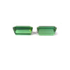5.32 cts Natural Bottle Green Tourmaline Gemstone Pair - Octagon Shape - 23409RGT