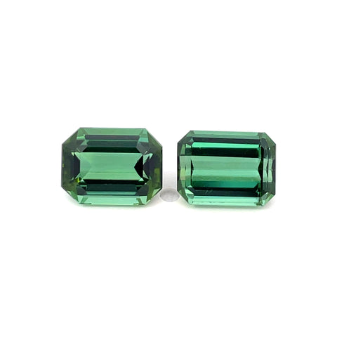 3.05 cts Natural Green Tourmaline Gemstone - Octagon Shape - 23410RGT