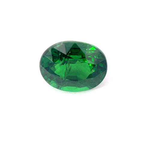 1.19 cts Natural Gemstone Green Tsavorite Garnet  - Oval Shape - 23643RGT