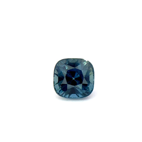1.26 cts Natural Teal Sapphire Gemstone - Cushion Shape - 23557RGT23