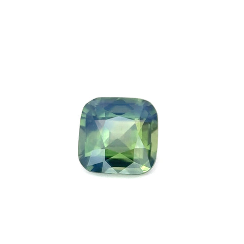 1.05 cts Natural Teal Sapphire Gemstone - Cushion Shape