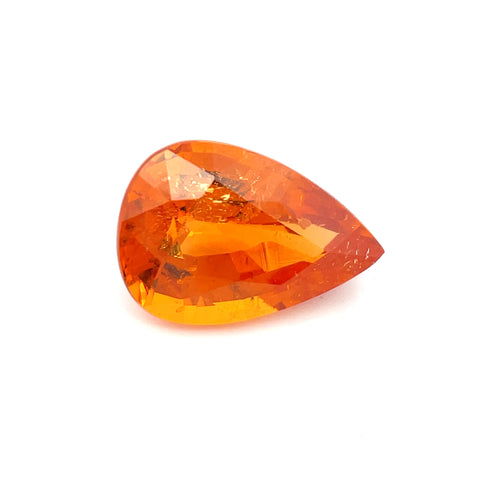 7.63 cts Natural Gemstone Fanta Spessartite Garnet - Pear Shape - 23558RGT