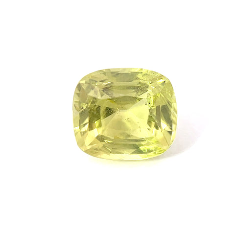 1.51 cts Natural Gemstone Yellow Chrysoberyl - Cushion Shape - 23573AFR