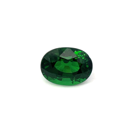 1.53 cts Natural Gemstone Green Tsavorite Garnet  - Oval Shape - 23640RGT