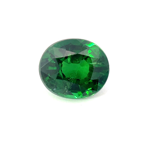 1.15 cts Natural Gemstone Green Tsavorite Garnet  - Oval Shape - 23644RGT