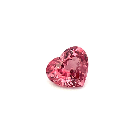 1.83 cts Natural Malaya Garnet Gemstone - Heart Shape - 23648RGT