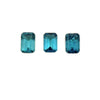 1.68cts 3Pcs Lot Natural Blue Tourmaline Gemstone - 6X4MM - Octagon Shape - 23779RGT