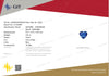 4.15 cts GIT Natural BE Blue Sapphire - Heart Shape - 23780RGT