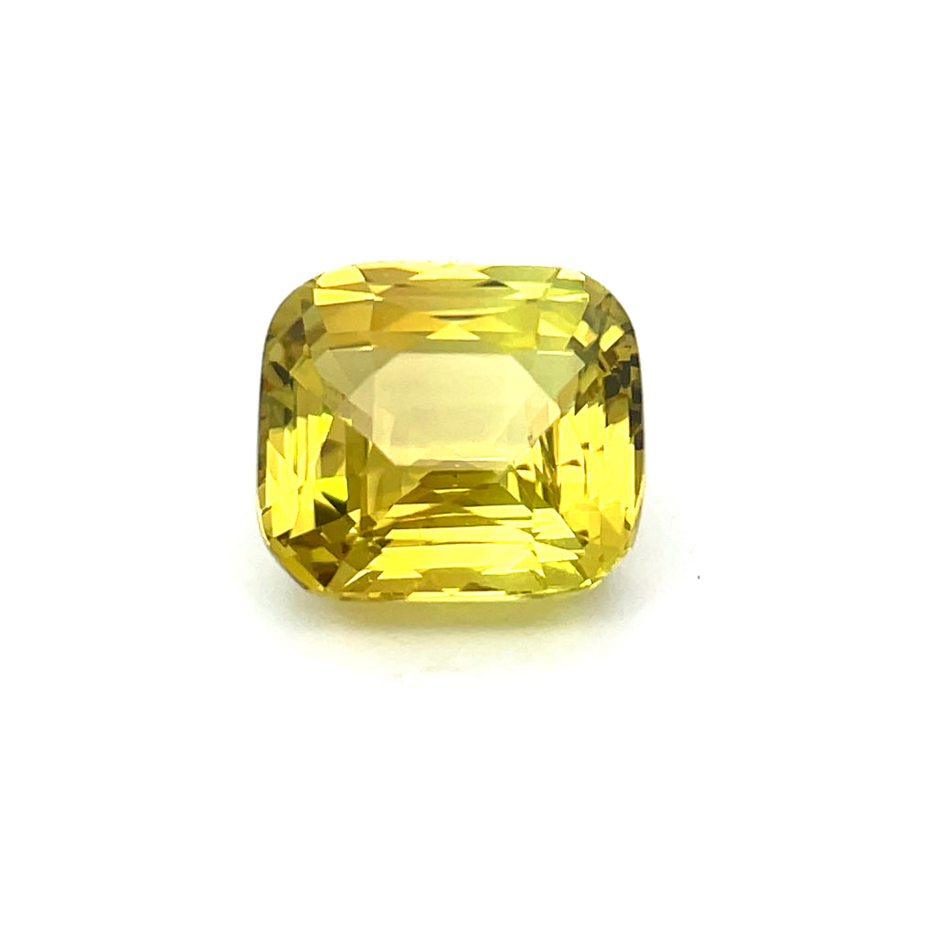 6.59 cts Natural Gemstone Yellow Chrysoberyl - Cushion Shape - 23797AFR