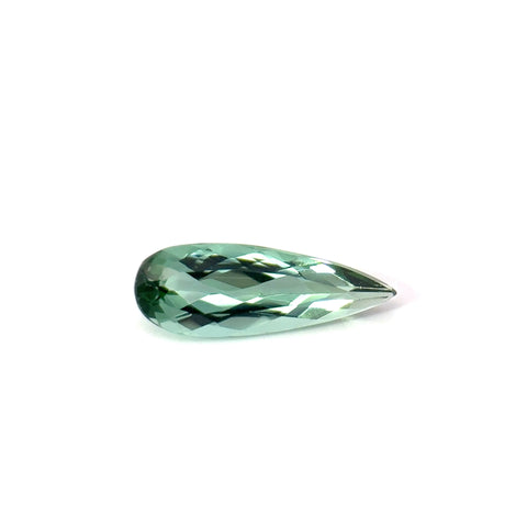1.06 cts Natural Green Tourmaline Gemstone - Pear Shape 