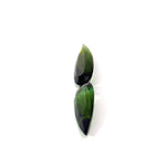 2.42cts Natural Green Tourmaline Gemstone Pair - Pear Shape - 23847RGT2