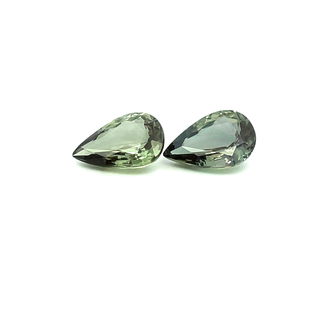 2.04cts Natural Alexandrite Color Change Gemstone Pair - Pair Shape - 23973C/R