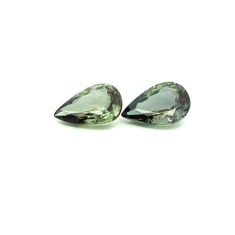 2.04cts Natural Alexandrite Color Change Gemstone Pair - Pair Shape - 23973C/R
