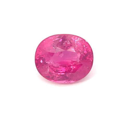 3.05 cts Natural Hot Pink Mahenge Spinel Gemstone - Oval Shape - 23976RGT