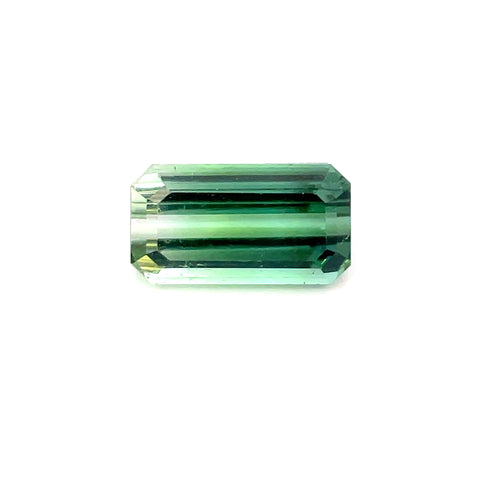 1.64 cts Natural Gemstone Green Tourmaline - Emerald Shape - 24079RGT
