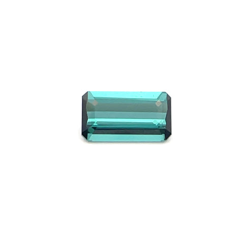 0.80 cts Natural Gemstone Blue Indigolite Tourmaline - Emerald Shape - 24174RGT