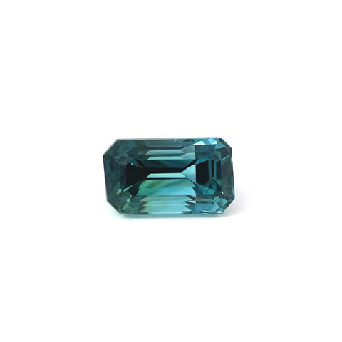 1.15 cts Natural Gemstone Blue Indigolite Tourmaline - Emerald Shape - 24175RGT