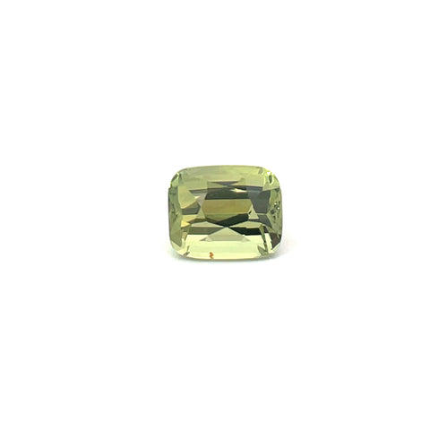2.27 cts Natural Unheated Yellow Green Sapphire Gemstone - Cushion Shape - 24208RGT