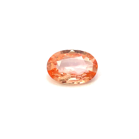 1.00 cts Natural Padparadscha Sapphire Gemstone - Oval Shape - 24214RGT